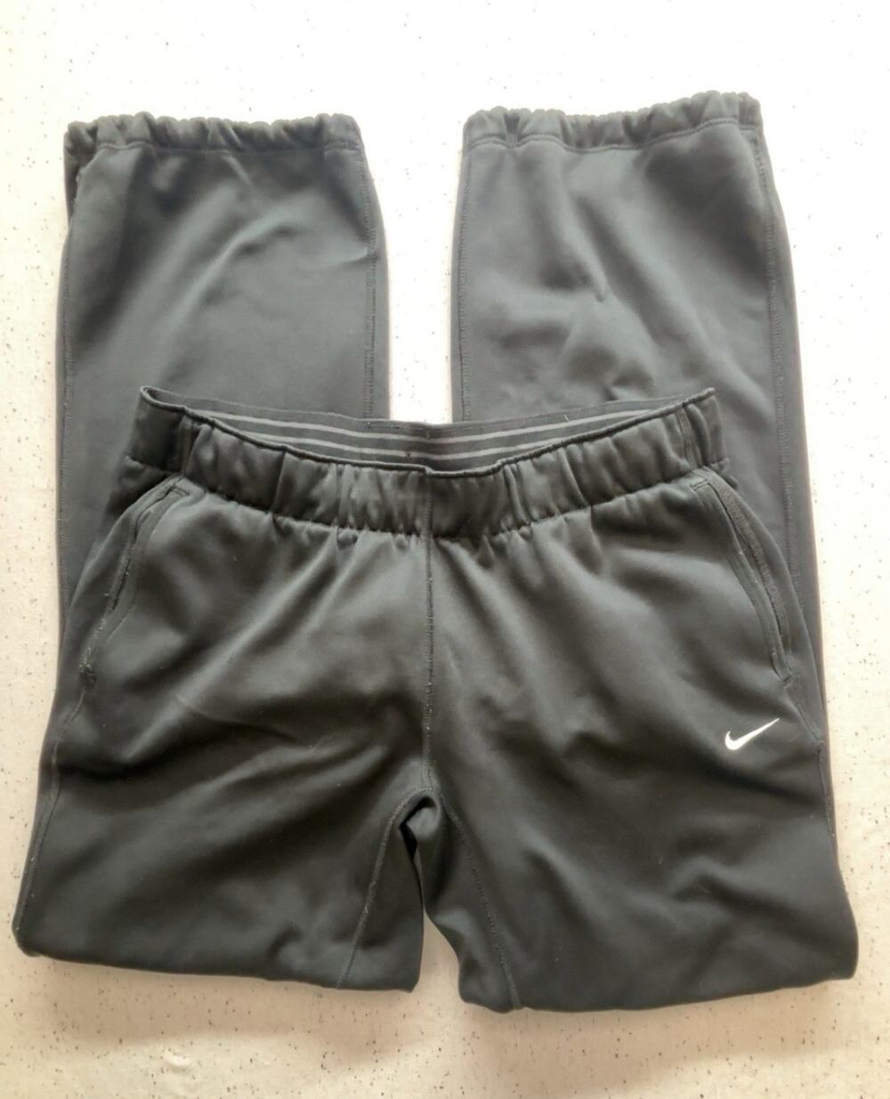 Nike Dri-Fit Men's Medium Black Fleece Lined Sweatpants Training Pants